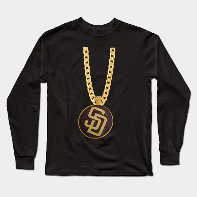 SD Swag Chain Long Sleeve T-Shirt by RadioGunk1